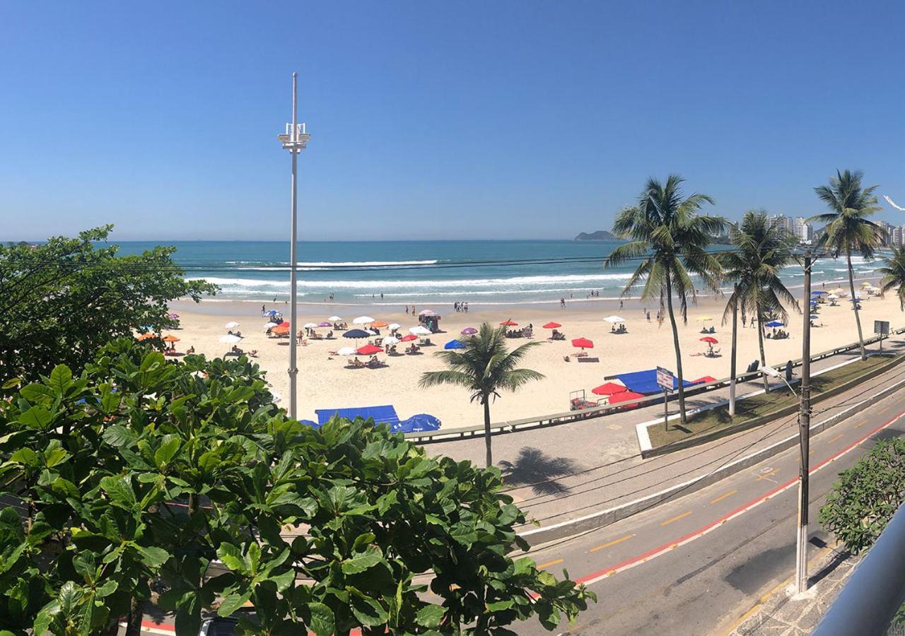 Apto Enorme Pe Na Areia, Vista Linda C/ Academia E Sauna Guarujá Buitenkant foto